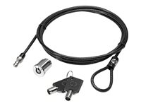 HP Docking Station Cable Lock - Security cable lock - for EliteBook 84XX, 85XX, 8770; ZBook 15u G2, 15u G3, 15u G4, 15u G5, 15u G6, 17, 17 G2 AU656AA