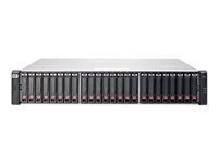 HPE Modular Smart Array 2040 SAS Dual Controller SFF Storage - Hard drive array - 24 bays (SAS-2) - SAS 6Gb/s (external) - rack-mountable - 2U C8S55A-REF