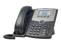 Cisco Small Business SPA 502G - VoIP phone - 3-way call capability - SIP, SIP v2, SPCP - single-line - silver, dark grey - for Small Business Pro Unified Communications 320 with 4 FXO SPA502G