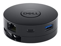 Dell Mobile Adapter DA300 - Docking station - USB-C - VGA - 1GbE - for Latitude 3120, 53XX, 54XX, 55XX, 72XX, 73XX, 74XX, 7520; Precision 35XX; Vostro 53XX, 5502 DELL-DA300