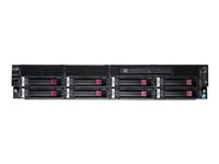 HPE StorageWorks P4300 G2 SAS Storage System - Hard drive array - 3.6 TB - 8 bays (SAS) - HDD 450 GB x 8 - DVD-ROM - iSCSI (external) - rack-mountable - 2U BK718A-REF