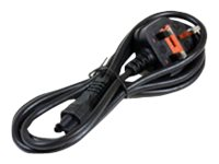 MicroConnect - Power cable - power to IEC 60320 C5 - 2 m - black - United Kingdom PE090818