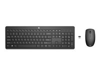 HP Pavilion 400 - Keyboard and mouse set - USB - Swedish - jet black - for Pavilion 24, 27, 590, 595, TP01 4CE97AA#ABS