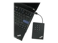 Lenovo ThinkPad USB 3.0 Secure - Hard drive - 500 GB - external (portable) - USB 3.0 - 5400 rpm 0A65619