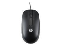 HP - Mouse - optical - 3 buttons - wired - USB QY777AT-D1