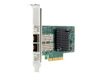 HPE 640SFP28 - Network adapter - PCIe 3.0 x8 / PCIe 3.0 x4 low profile - 25 Gigabit Ethernet x 2 - for Apollo 20 2U, 4200 Gen10; Edgeline e920; ProLiant DL360 Gen10, DL360 Gen9 817753-B21-REF