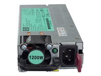 HPE - Power supply - hot-plug / redundant (plug-in module) - 80 PLUS Silver - AC 100-240 V - 1200 Watt - 1406 VA 500172-B21-REF