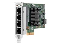 HPE 366T - Network adapter - PCIe 2.1 x4 low profile - Gigabit Ethernet x 4 - for Edgeline e920; ProLiant DL360 Gen10 811546-B21
