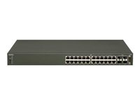 Avaya Ethernet Routing Switch 4524GT - Switch - Managed - 24 x 10/100/1000 + 4 x shared SFP - desktop AL4500A05-E6-REF
