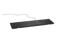 Dell KB216 - Keyboard - USB - black - for Inspiron 3459, 5759; Latitude 3310 2-in-1, 34XX, 35XX, 7390 2-in-1; Vostro 15 3515 580-ADGV-NB