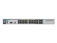 HPE 3500-24G-PoE yl Switch - Switch - Managed - 24 x 10/100/1000 (PoE) + 4 x shared SFP - rack-mountable - PoE J8692A-REF