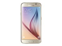 Samsung Galaxy S6 - 4G smartphone - RAM 3 GB / Internal Memory 32 GB - OLED display - 5.1" - 2560 x 1440 pixels - rear camera 16 MP - front camera 5 MP - platinum gold SM-G920F-32GB-GOLD-EU-REF