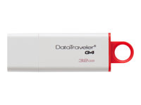 Kingston DataTraveler G4 - USB flash drive - 32 GB - USB 3.0 - red DTIG4/32GB