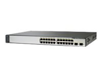Cisco Catalyst 3750V2-24TS - Switch - L3 - Managed - 24 x 10/100 + 2 x SFP - rack-mountable WS-C3750V2-24TS-S-NB