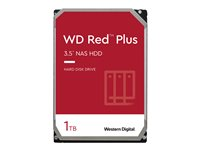 WD Red Plus WD10EFRX - Hard drive - 1 TB - internal - 3.5" - SATA 6Gb/s - buffer: 64 MB - for My Cloud EX2; EX4 WD10EFRX