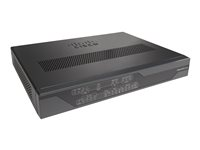 Cisco 881 Fast Ethernet Secure Router with dual radio 802.11n WiFi - Wireless router - 4-port switch - Wi-Fi - Dual Band C881WD-E-K9-A1