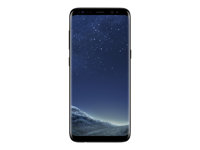Samsung Galaxy S8 - 4G smartphone - RAM 4 GB / Internal Memory 64 GB - microSD slot - OLED display - 5.8" - 2960 x 1440 pixels - rear camera 12 MP - front camera 8 MP - midnight black SM-G950F-INT-A3