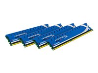 HyperX Genesis - DDR3 - kit - 16 GB: 4 x 4 GB - DIMM 240-pin - 1866 MHz / PC3-14900 - CL9 - 1.65 V - unbuffered - non-ECC KHX1866C9D3K4/16GX-REF