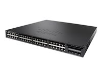 Cisco Catalyst 3650-48TS-L - Switch - Managed - 48 x 10/100/1000 + 4 x SFP - desktop, rack-mountable - refurbished WS-C3650-48TS-L-RF
