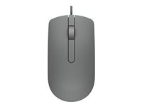 Dell MS116 - Mouse - optical - 2 buttons - wired - USB - grey 570-AAIT