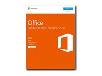 Microsoft Office Home and Business 2016 - Box pack - 1 PC - 32/64-bit, medialess, P2 - Win - French - Eurozone T5D-02840