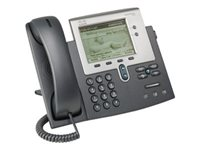 Cisco Unified IP Phone 7942G - VoIP phone - SCCP, SIP - silver, dark grey CP-7942G-REF