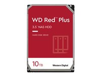WD Red Plus WD100EFAX - Hard drive - 10 TB - internal - 3.5" - SATA 6Gb/s - 5400 rpm - buffer: 256 MB WD100EFAX