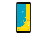 Samsung Galaxy J6 - 4G smartphone - dual-SIM - RAM 3 GB / Internal Memory 32 GB - microSD slot - OLED display - 5.6" - 1480 x 720 pixels - rear camera 13 MP - front camera 8 MP - black SM-J600FZKUPHN
