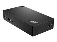 Lenovo ThinkPad USB 3.0 Pro Dock - Docking station - USB - DP - 1GbE - 45 Watt - Indonesia, Europe 40A70045EU-REF