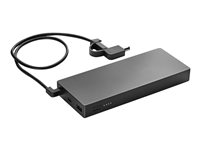 HP Notebook Power Bank - Power bank - 6-cell - 19200 mAh - 72 Wh - output connectors: 3 - black N9F71AA
