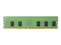 HP - DDR4 - module - 8 GB - DIMM 288-pin - 2666 MHz / PC4-21300 - 1.2 V - unbuffered - non-ECC - promo - for HP 280 G3, 280 G4, 280 G5, 285 G3, 290 G2, 290 G3, 290 G4, 295 G6; Desktop Pro 300 G6, Pro A G2, Pro A G3; EliteDesk 705 G5 (DIMM), 800 G5 (DIMM), 800 G6 (DIMM), 805 G6 (DIMM); Engage Flex Pro-C Retail System; ProDesk 400 G7 (DIMM), 405 G6 (DIMM), 600 G5 (DIMM); Workstation Z1 G5, Z1 G6 3TK87AT