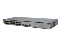 HPE 1910-24G Switch - Switch - Managed - 24 x 10/100/1000 + 4 x SFP - rack-mountable JE006A-REF