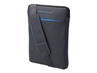 HP Tablet Sleeve - Protective sleeve for tablet - polyester - dark grey - 12" - for EliteBook Folio 1020 G1; Pro Slate 12 L0W37AA-NB