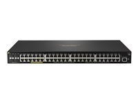 HPE Aruba 2930F 48G PoE+ 4SFP+ - Switch - L3 - Managed - 48 x 10/100/1000 (PoE+) + 4 x 1 Gigabit / 10 Gigabit SFP+ (uplink) - rack-mountable - PoE+ (740 W) JL558A