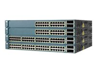 Cisco Catalyst 3560E-24TD - Switch - Managed - 24 x 10/100/1000 + 2 x X2 - rack-mountable WS-C3560E-24TD-S-NB