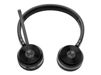 HP UC Wireless Duo - Headset - on-ear - Bluetooth - wireless - NFC W3K09AA