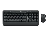 Logitech MK540 Advanced - Keyboard and mouse set - wireless - 2.4 GHz - QWERTY - US International 920-008685