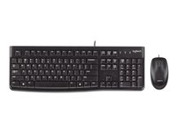 Logitech Desktop MK120 - Keyboard and mouse set - USB - Belgium 920-002534