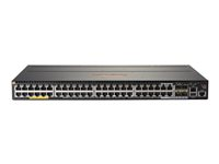 HPE Aruba 2930M 48G POE+ 1-Slot - Switch - L3 - Managed - 44 x 10/100/1000 (PoE+) + 4 x combo Gigabit SFP - rack-mountable - PoE+ (1440 W) JL322A