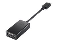 HP - external video adapter - black N9K76AA-D1
