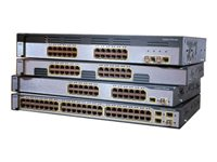 Cisco Catalyst 3750-24TS - Switch - L3 - Managed - 24 x 10/100 + 2 x SFP - rack-mountable WS-C3750-24TS-S-REF