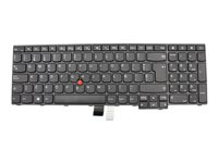 Chicony - Notebook replacement keyboard - with Trackpoint - QWERTY - Spanish - FRU, CRU - Tier 2 - for ThinkPad E560 20EV, 20EW; E565 20EY; ThinkPad Edge E555 20DH 00HN010-NB