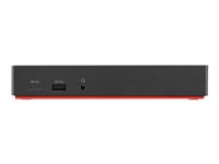 Lenovo ThinkPad USB-C Dock Gen 2 - Docking station - USB-C - HDMI, 2 x DP - 1GbE - 90 Watt - Europe 40AS0090EU